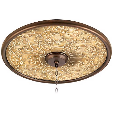 Orleans Scroll 24" Wide Bronze Finish Ceiling Medallion - #02777-Y6593 ...