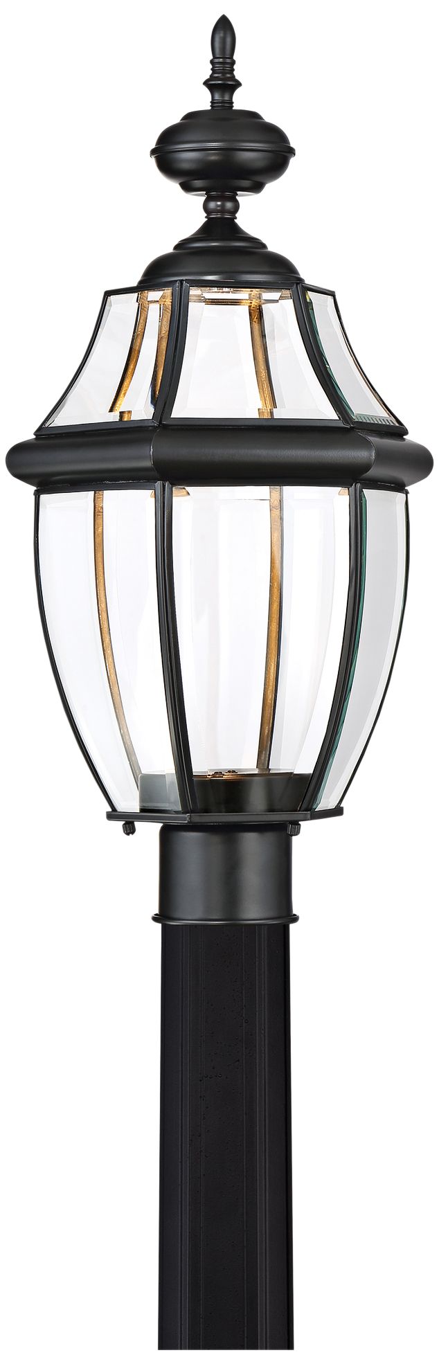 Quoizel Newberry LED 20" High Black Outdoor Wall Light - #20F65 | Lamps