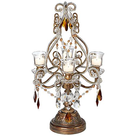 Kensington hill bronze gold four arm taper candle candelabra ... Ideas Bronce Candelabros