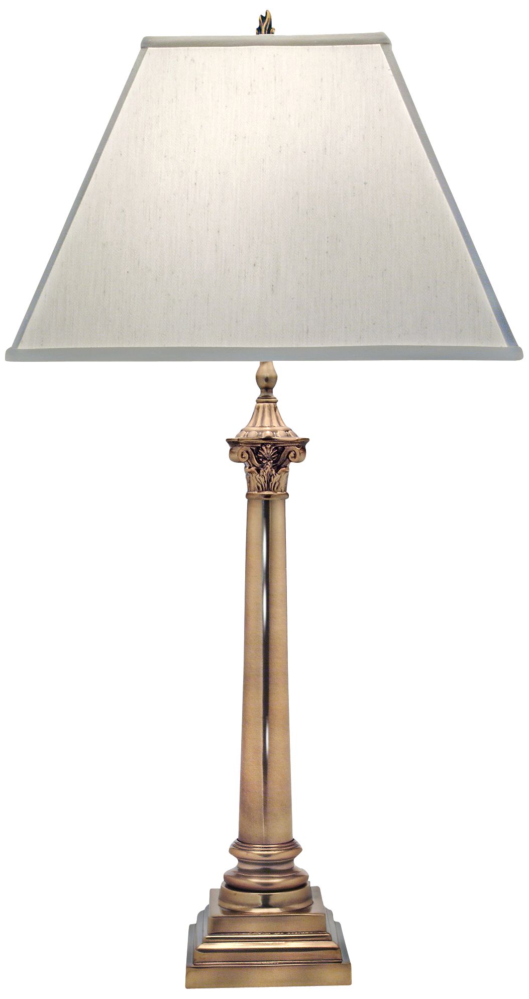 Stiffel Aged Brass Table Lamp