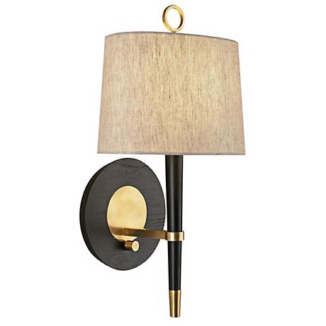 Jonathan Adler Ventana Brass Plug-In Wall Lamp - #31135 Lamps Plus