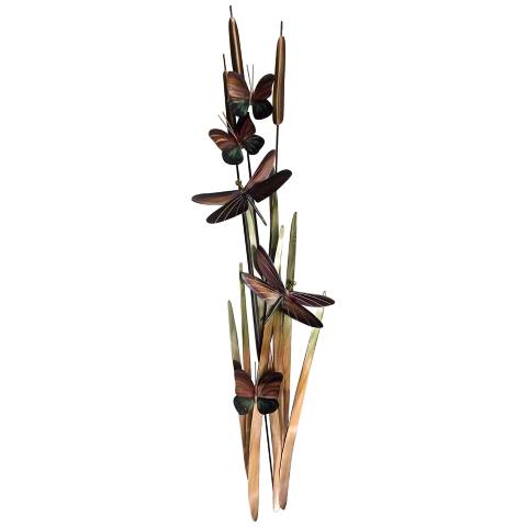 Dragonflies and Cattails 40
