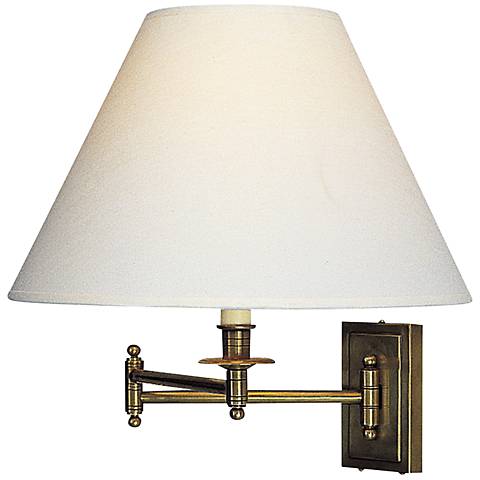 Kinetic Collection Brass Plug-In Swing Arm Wall Lamp - #72849 Lamps Plus