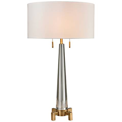 Dimond Bedford Brass Crystal Table Lamp 7R920