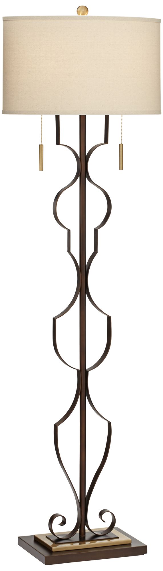 Franklin Iron Works Gatsby Floor Lamp
