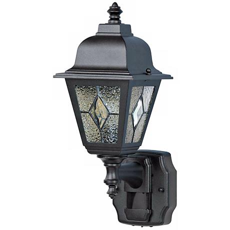 Classic Cottage Black Motion Sensor Outdoor Wall Light - #H6925 Lamps Plus