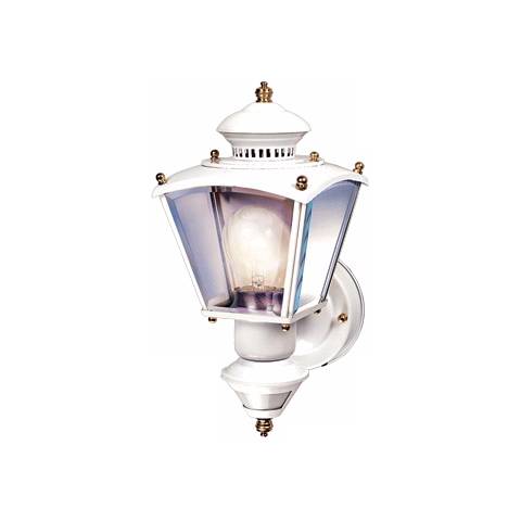 Charleston Coach White Motion Sensor Outdoor Wall Light - #H6931 Lamps Plus