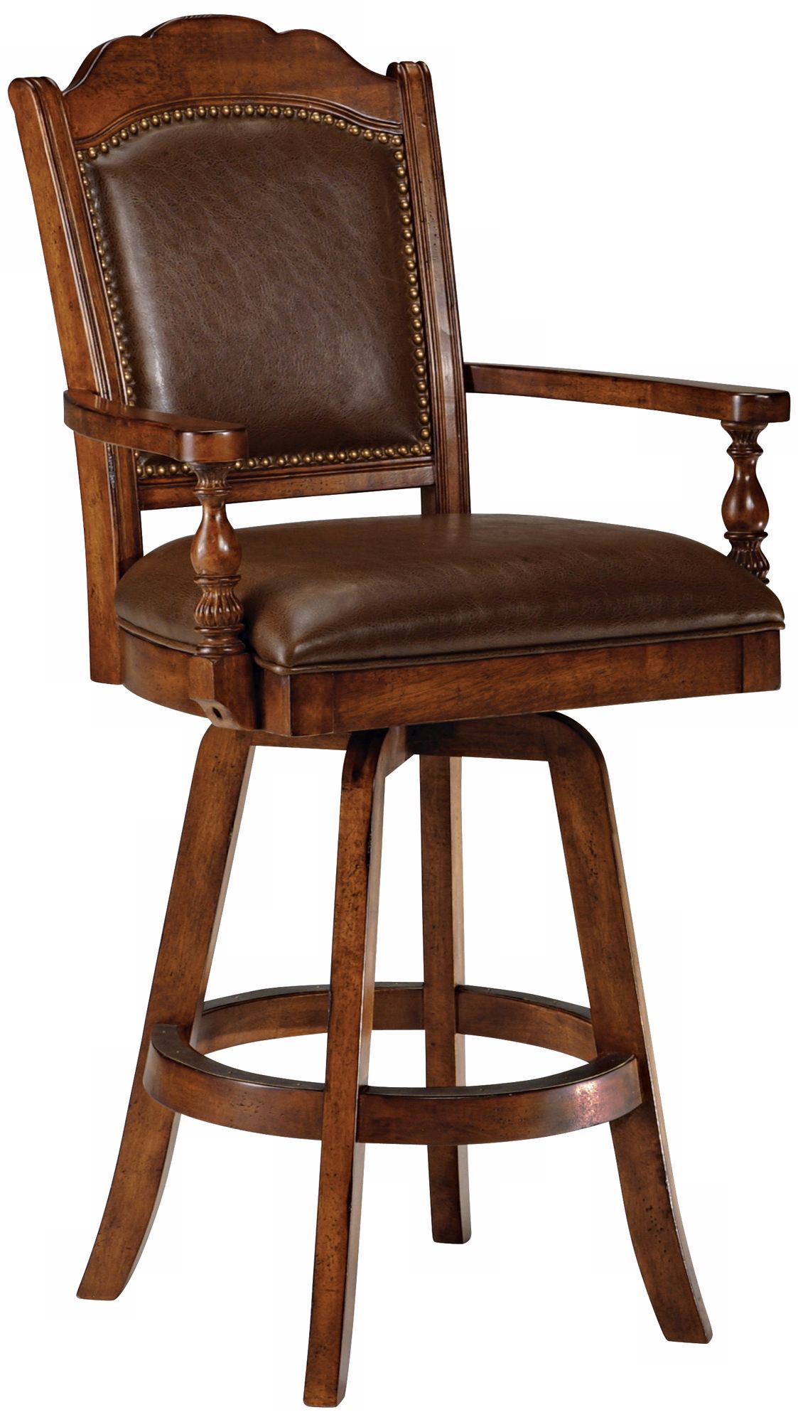Hillsdale Nassau Swivel Faux Leather Game 30