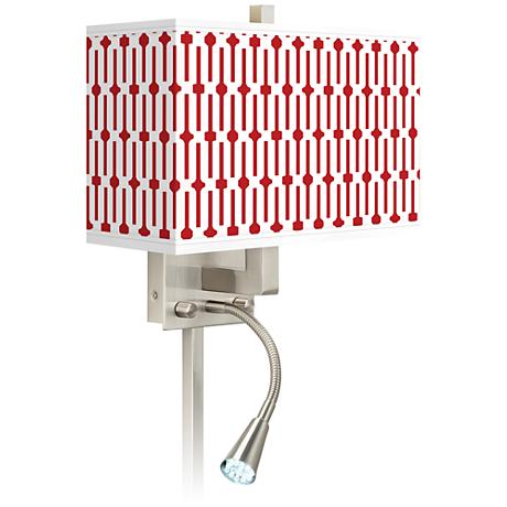 Amaze Giclee Glow LED Reading Light Plug-In Sconce - #N8671-8X998 Lamps Plus