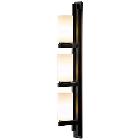 Hubbardton Forge Ondrian Vertical Left Bath Wall Sconce - #R6911 Lamps Plus