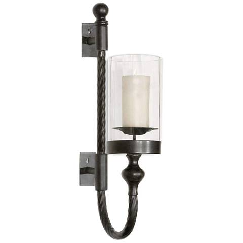 Uttermost Garvin Twist Candle Holder Wall Sconce - #T1070 Lamps Plus