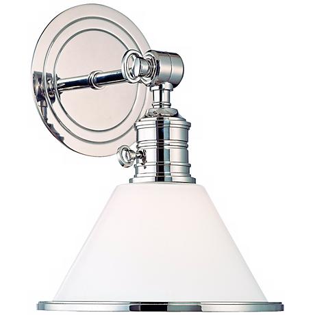 Garden City Polished Nickel Adjustable Wall Sconce - #T6523 Lamps Plus