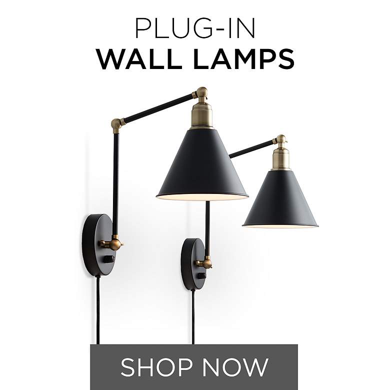 Learn More About Plug-In Wall Lamps
