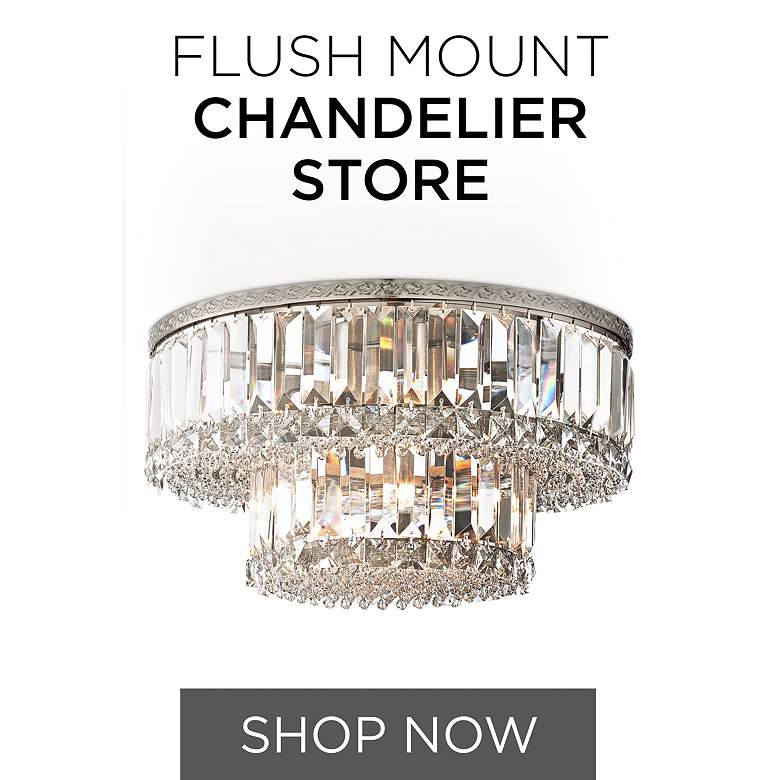 Crystal Flush Mount Chandeliers