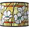 Magnolia Mosaic Giclee Round Drum Lamp Shade 14x14x11 (Spider)