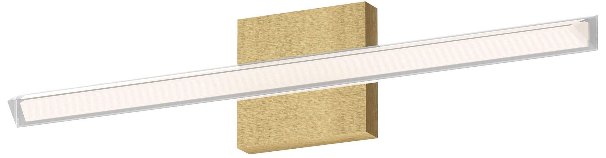 Kuzco Saphir Led 23-in Brushed Gold Vanity Light