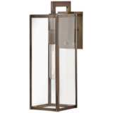 Hinkley Max 18 1/2&quot;H Burnished Bronze Outdoor Wall Light
