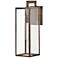 Hinkley Max 18 1/2"H Burnished Bronze Outdoor Wall Light