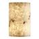 Large Cylinder Faux Alabaster 12 1/2" High Wall Sconce