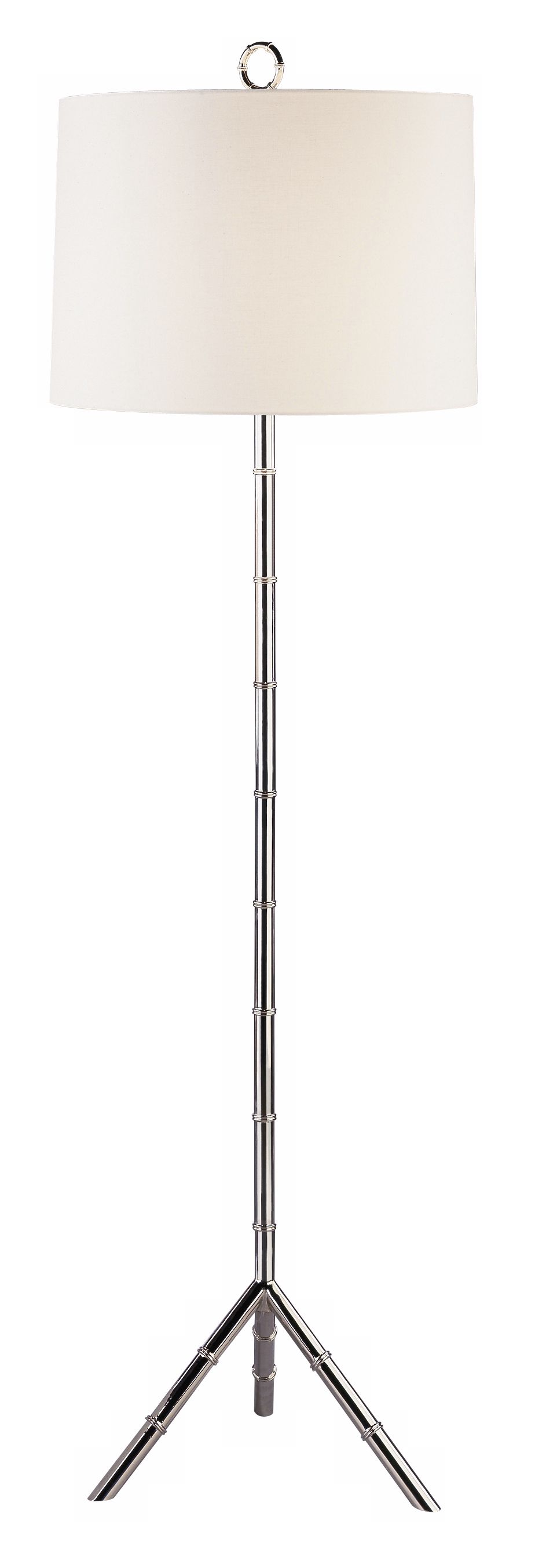 Jonathan Adler Meurice Polished Nickel Floor Lamp