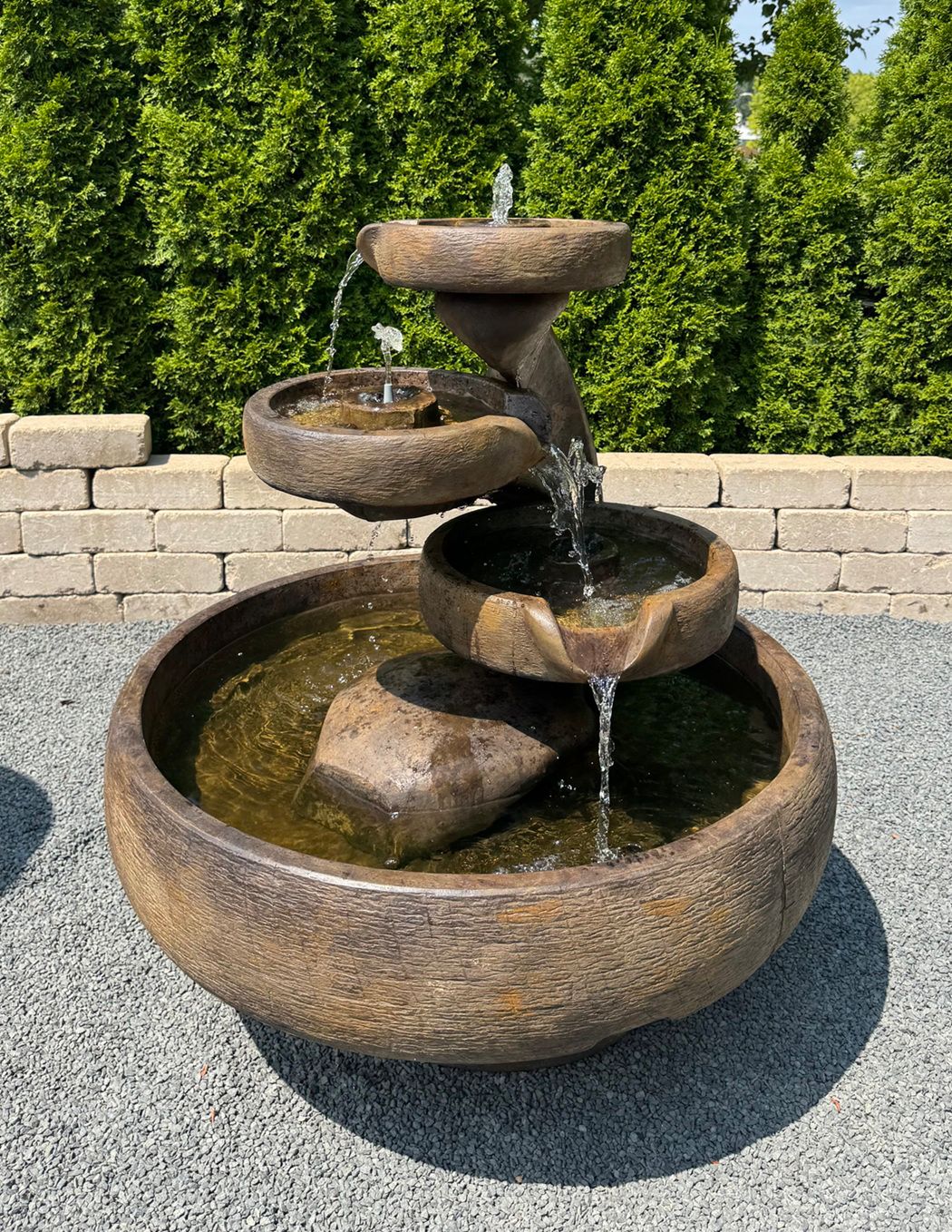 Henri Studio 41" Four Levels of Flowing Waters Fountain