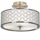 Wave Giclee Glow 14&quot; Wide Ceiling Light