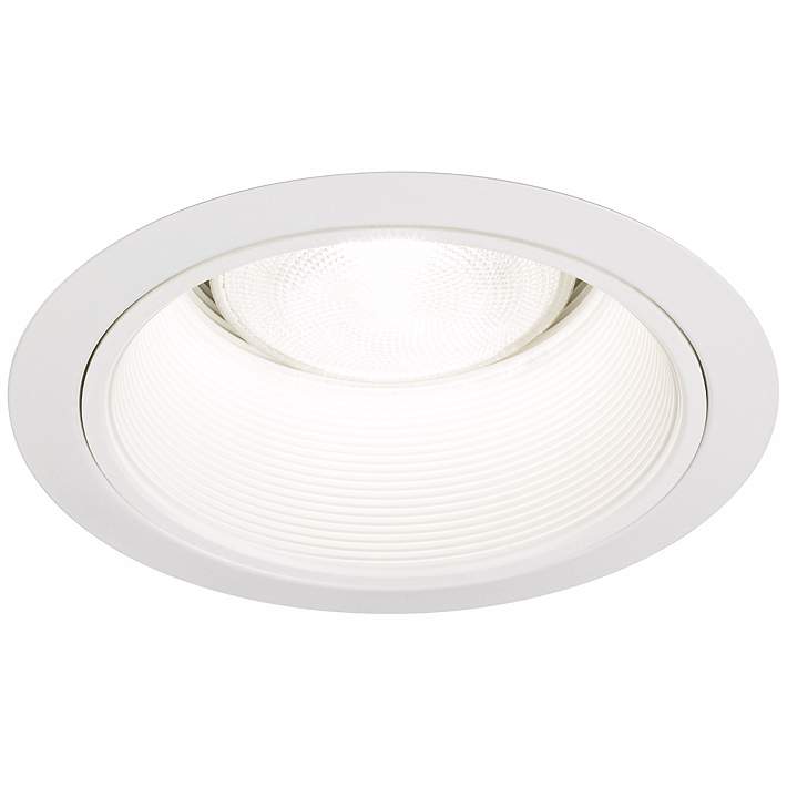 Juno 6 White Metal Baffle Recessed, How To Replace Recessed Light Baffle