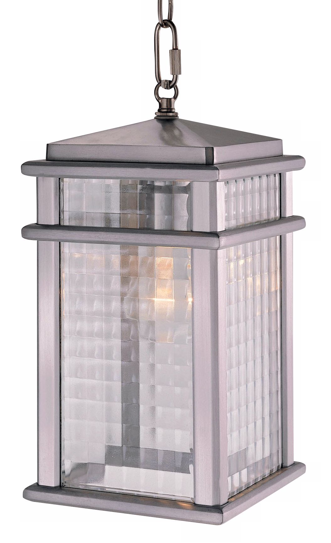 Clear Chess Glass Feiss Monterey 13 12" Hanging Outdoor Light