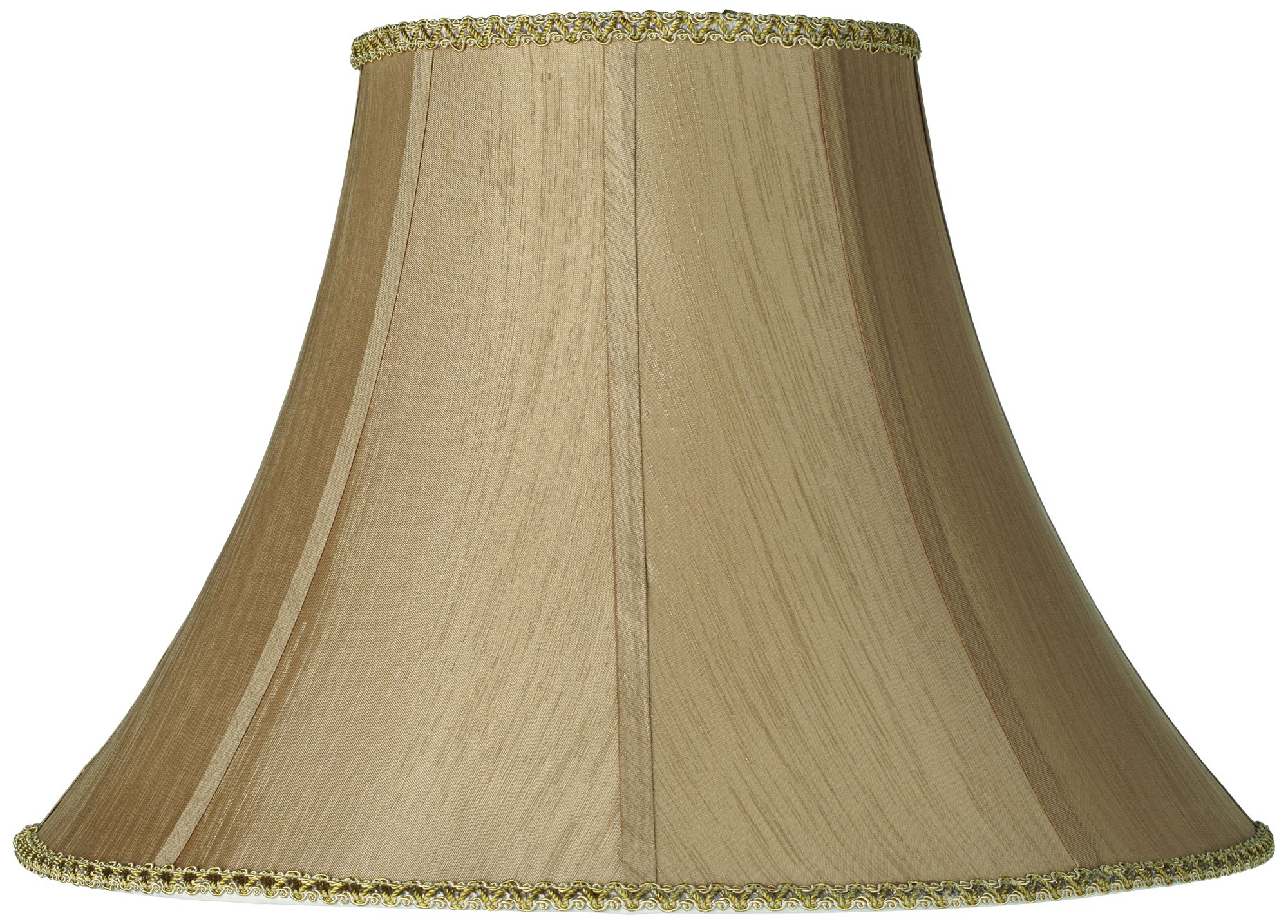 large gold light shade