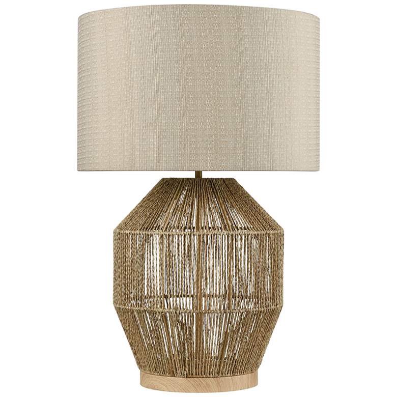 Image 1 Dimond Corsair Natural Hand-Woven Rope Table Lamp