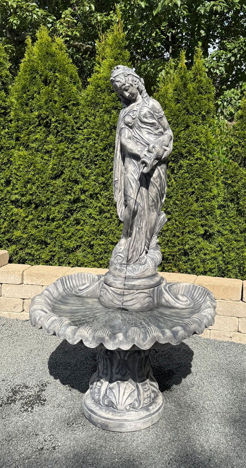 Henri Studio 67" Female Figure Fountain