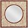 Currey and Company Serra Brown 20 1/4" Square Wall Mirror
