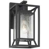 Harbor View 12 1/4&quot; High Sand Coal Outdoor Wall Light