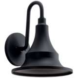 Kichler Hampshire 15 1/4&quot; High Black Outdoor Wall Light