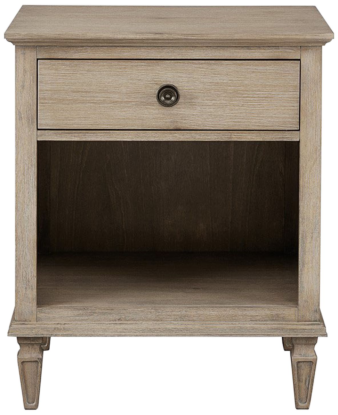Seymour 24" Wide Light Natural Wood 1-Drawer Nightstand