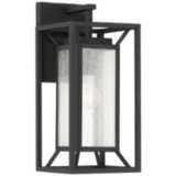 Harbor View 16 1/2&quot; High Sand Coal Outdoor Wall Light
