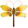 Eangee Dragonfly 14" Wide Sunflower Capiz Shell Wall Decor