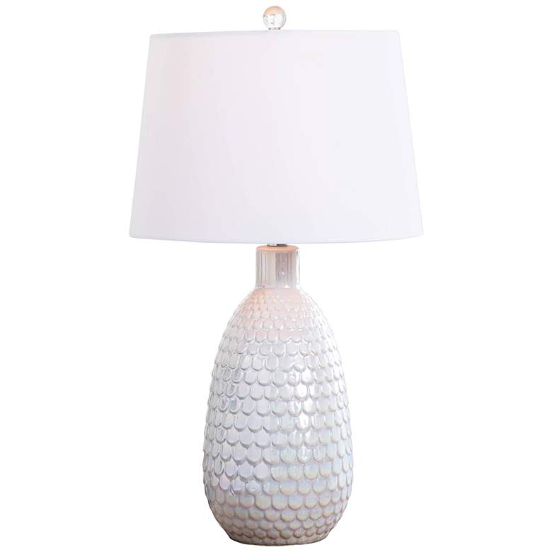 Image 2 Regina Andrew Design Glimmer White Ceramic Table Lamp