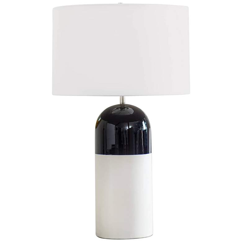 Image 2 Westport Blue and White Ceramic Table Lamp