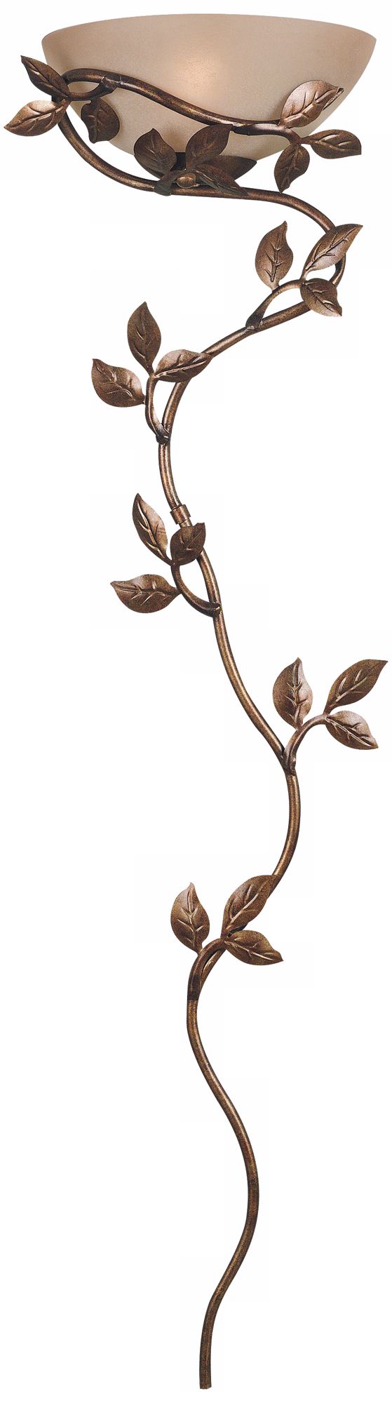 Kenroy Home 53" High Flower and Vine Wallchiere Light