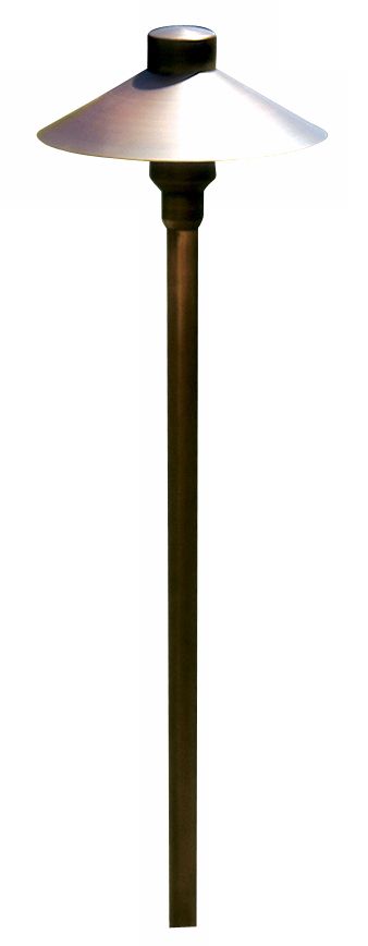 Antique Brass Conical Top Path Light