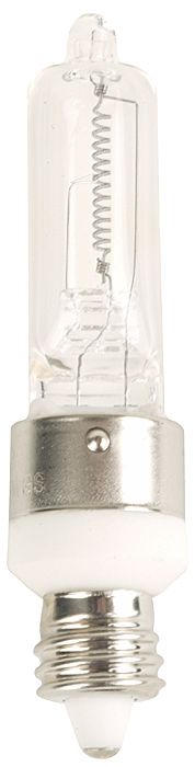 75 Watt Clear Mini Candelabra Halogen Bulb