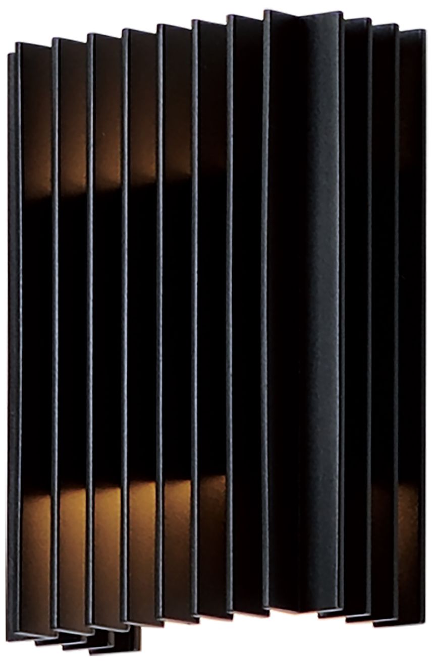 Et2 Rampart 5 1/2" High Black Led Outdoor Wall Light