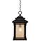Hickory Point 19 1/4" High Bronze Outdoor Hanging Light