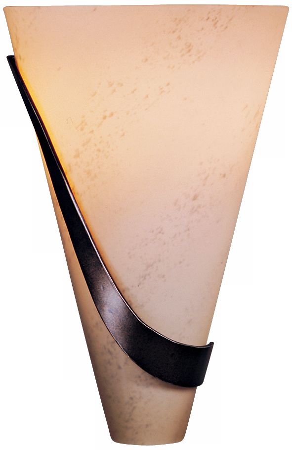 Hubbardton Forge Half Cone Sweep Left 12" High Wall Sconce