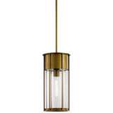 Kichler Camillo 17 1/2&quot;H Natural Brass Outdoor Hanging Light