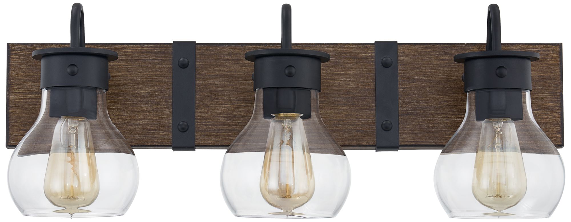 Quoizel Maverick 24" Wide Earth Black Bath Light