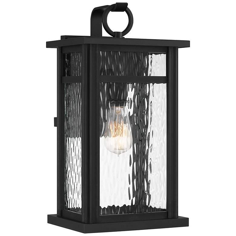 Image 3 Quoizel Moira 17 1/2" High Earth Black Outdoor Wall Light