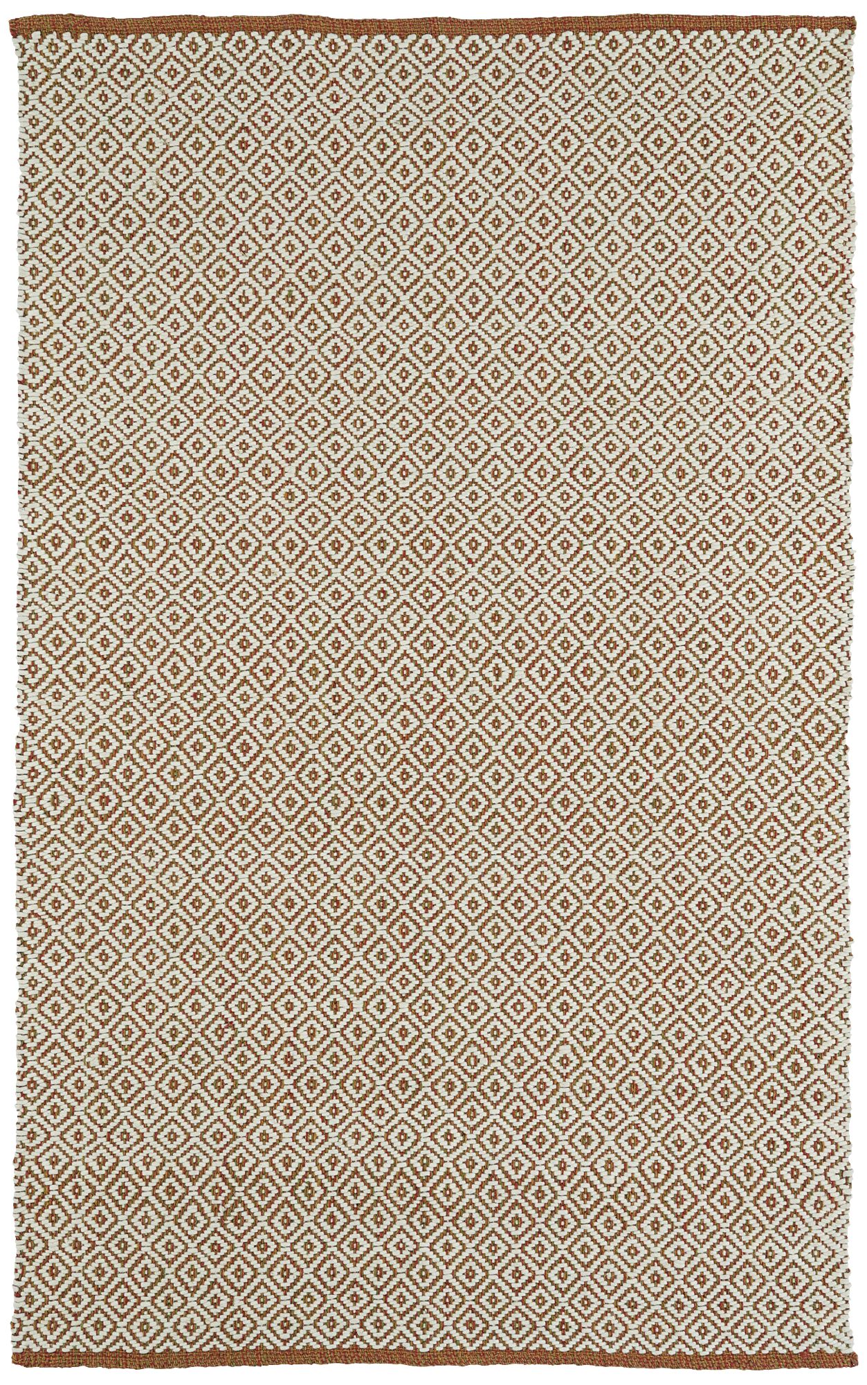 Kaleen Colinas Cream and Tan Wool And Jute Rug 