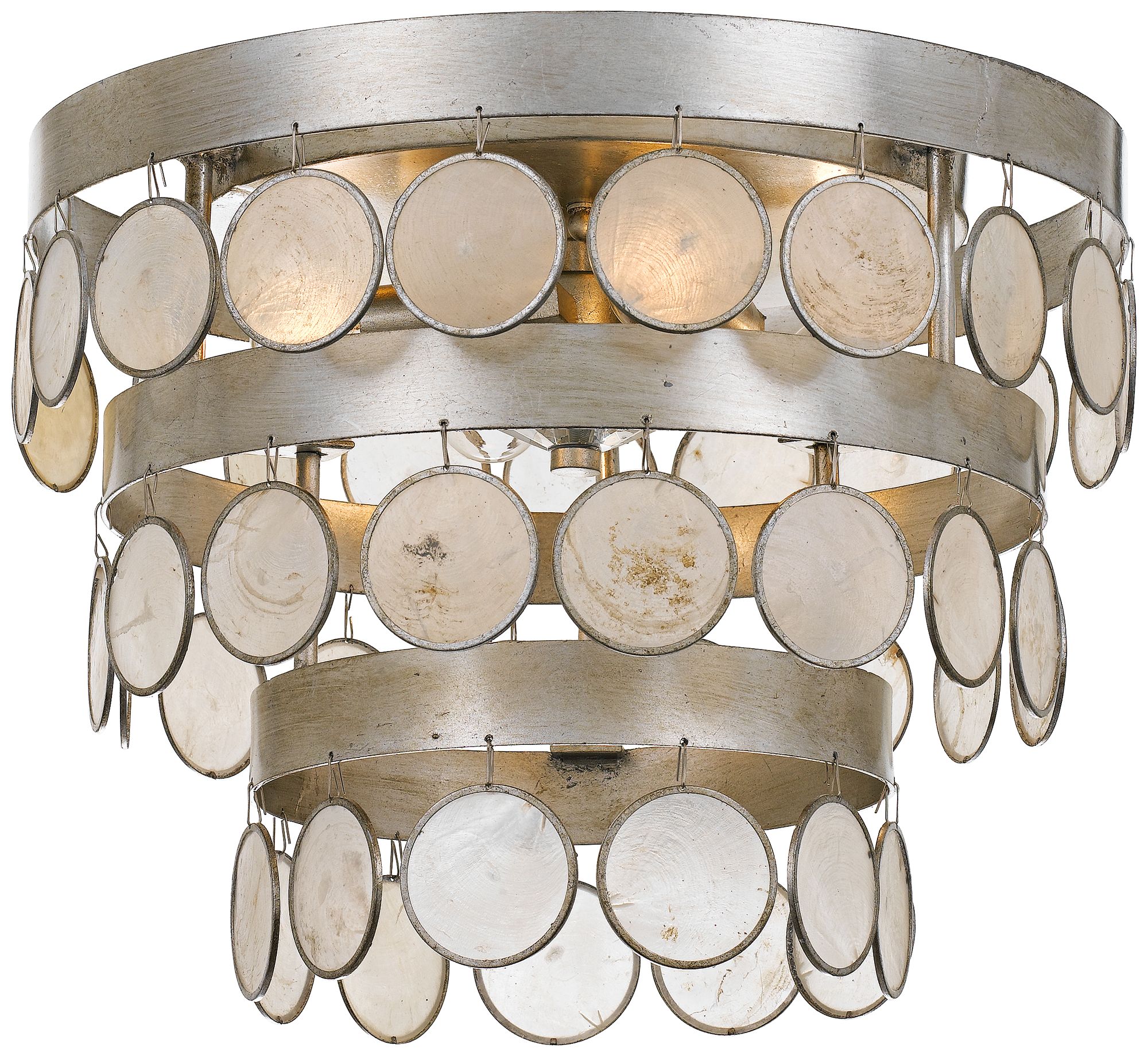 Capiz Shell Flush Mount Miguel Barcelo